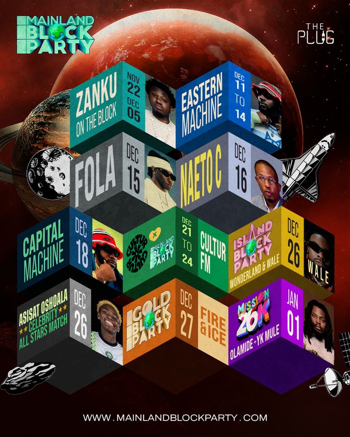 Mainland Block Party Calendar