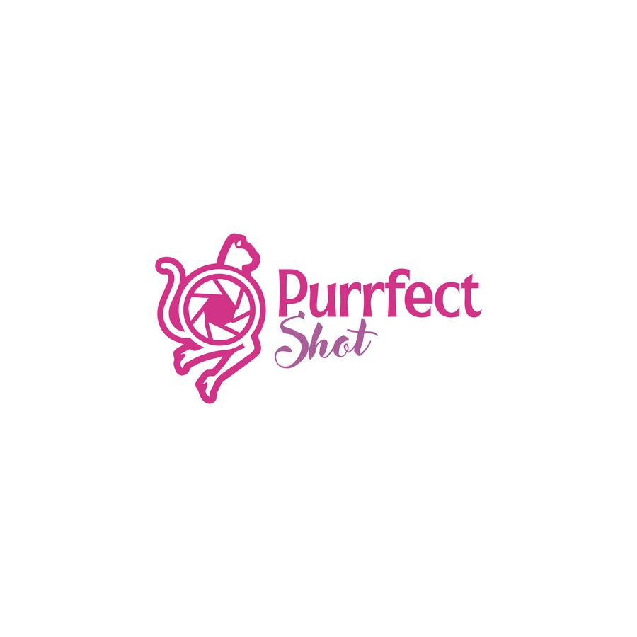 Purrfect Shot — Mascot mark
